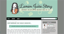 Desktop Screenshot of lemonjuicestory.com